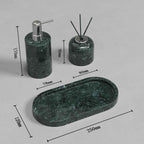 AUSAULAC Emerald Green marble bathroom suite in elegant setting - Modern Luxury Design