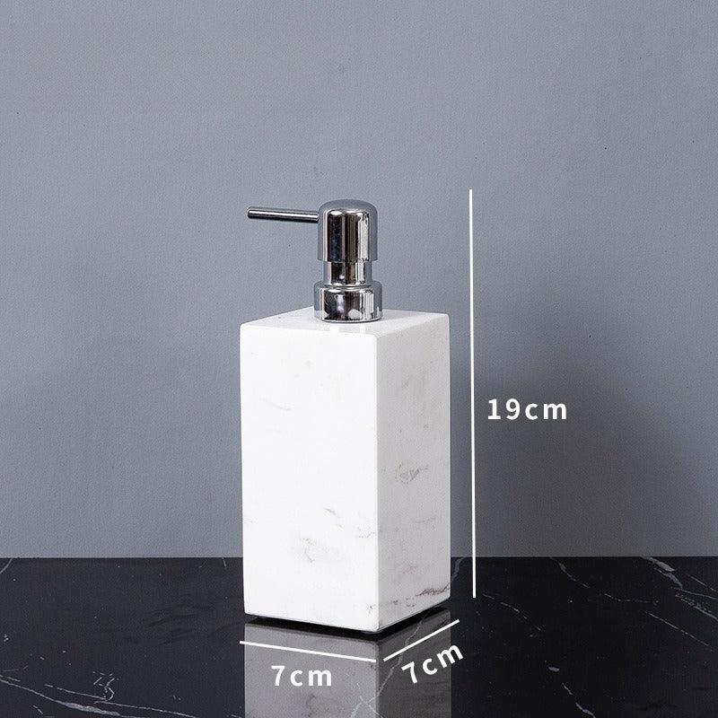 The Jazz White Marble Vanity Suite - Ausaulac