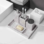 AUSAULAC Hermes Grey marble bathroom suite in elegant setting - Modern Luxury Design
