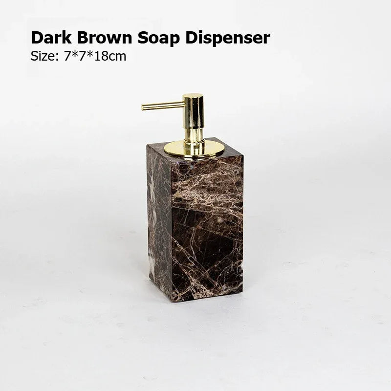 AUSAULAC Dark Emperador Marble Bathroom Accessory - View 8