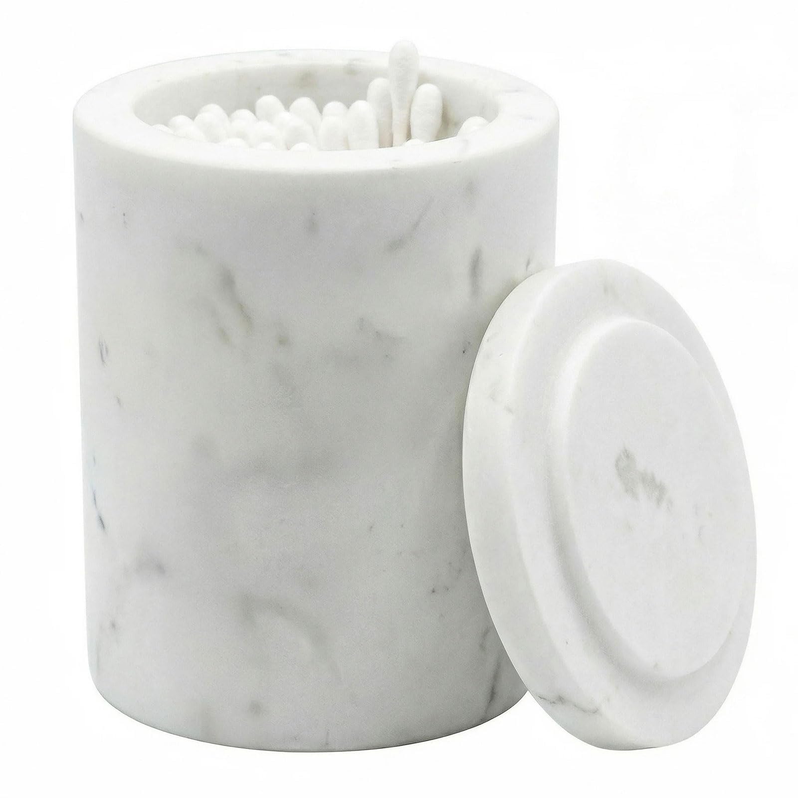 Dark Emperador Marble Canister Round