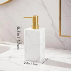 AUSAULAC Marble soap dispenser in modern bathroom - Modern Luxury Design