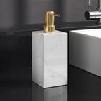 AUSAULAC Jazz White Premium marble soap dispenser for bathroom - Luxury Natural Stone Home Decor