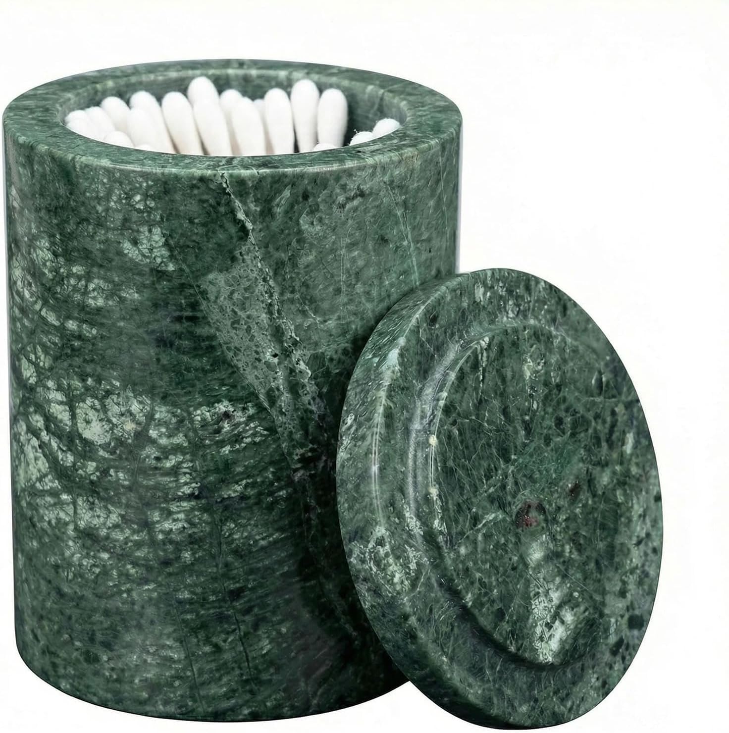 Emerald Marble Canister Round