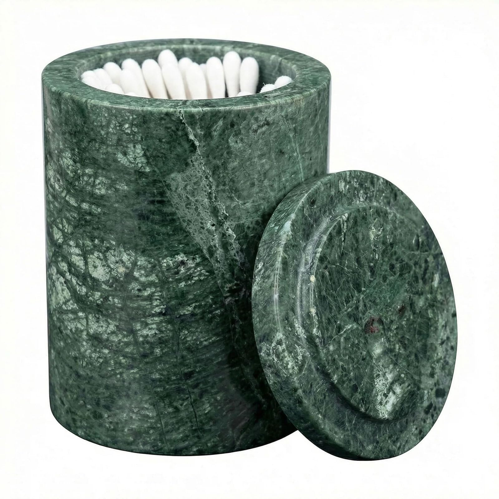 Emerald Marble Canister Round