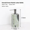 Round lotion bottle silver nozzle
