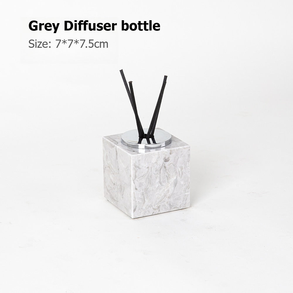 AUSAULAC Luxury Marble Bathroom Set - Soap Dispenser, Tissue Box & Tray | Light Luxury Hotel Style