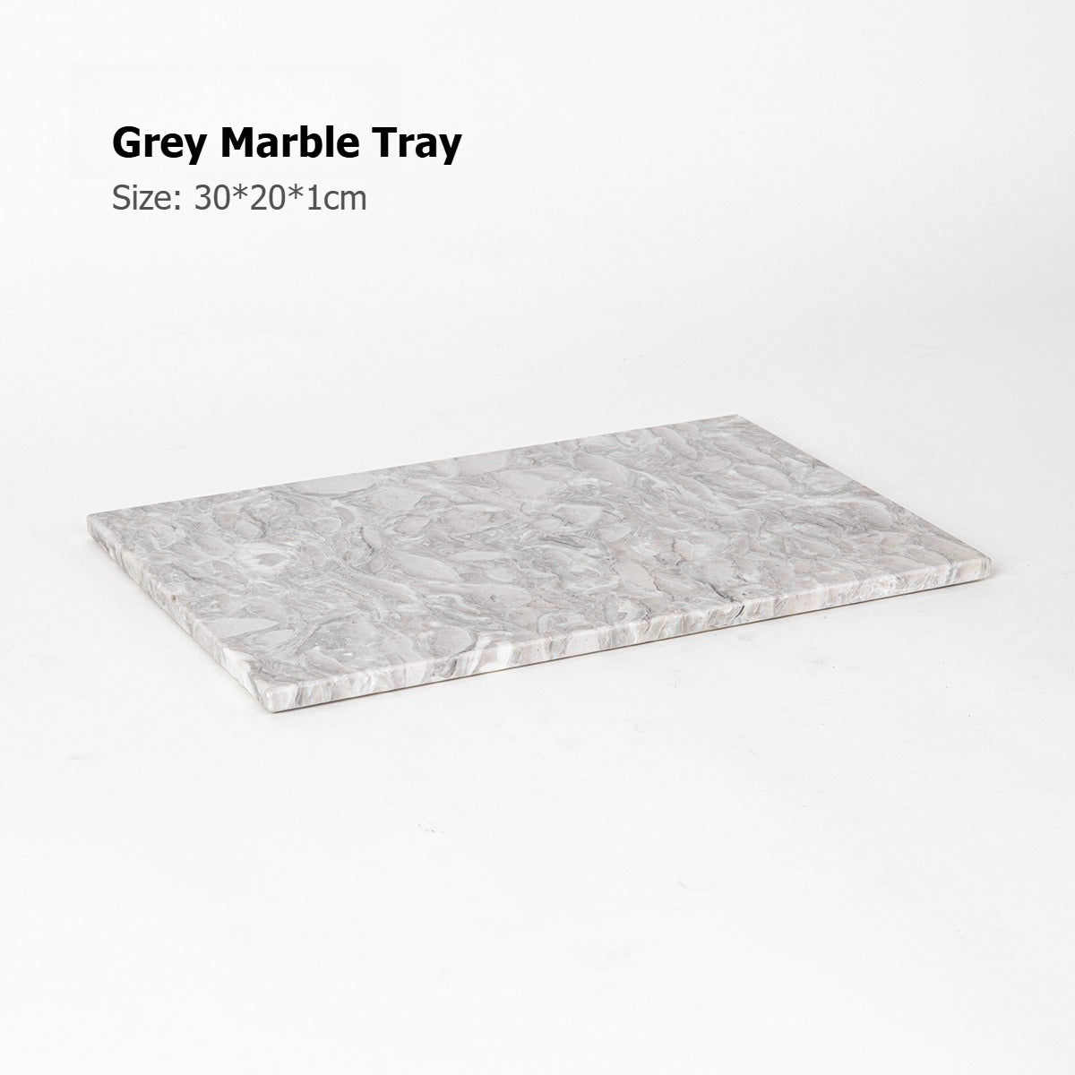 AUSAULAC Luxury Marble Bathroom Set - Soap Dispenser, Tissue Box & Tray | Light Luxury Hotel Style