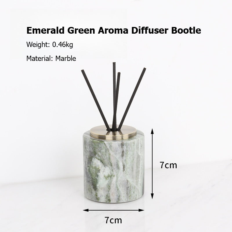 AUSAULAC Luxury Marble Bathroom Set - Soap Dispenser, Tissue Box & Tray | Light Luxury Hotel Style