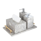 AUSAULAC Hermes Grey marble bathroom suite in elegant setting - Modern Luxury Design