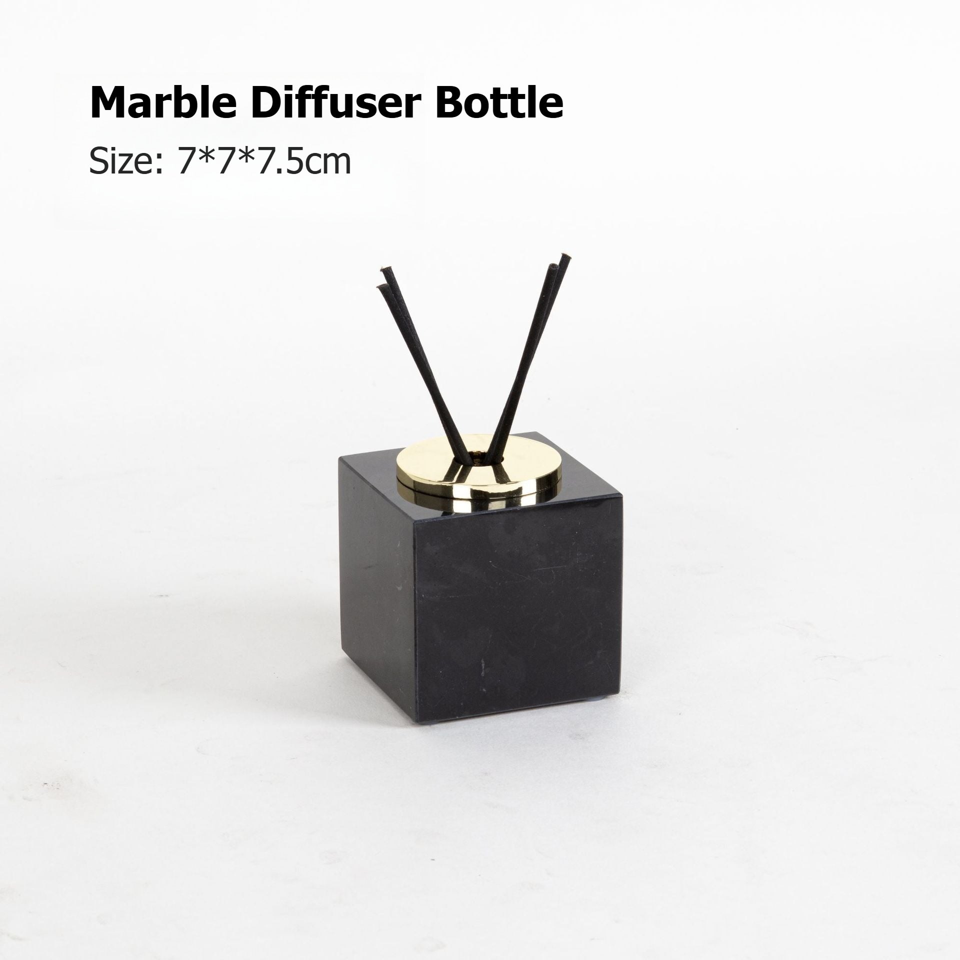 AUSAULAC Luxury Marble Bathroom Set - Soap Dispenser, Tissue Box & Tray | Light Luxury Hotel Style