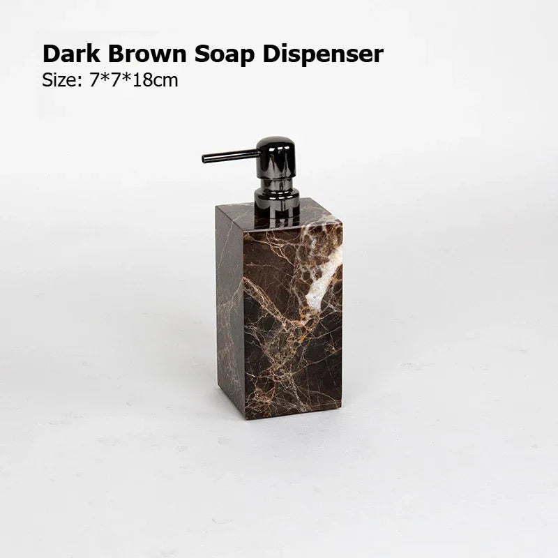 AUSAULAC Dark Emperador Marble Bathroom Accessory - View 12