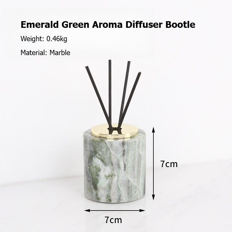 AUSAULAC Luxury Marble Bathroom Set - Soap Dispenser, Tissue Box & Tray | Light Luxury Hotel Style